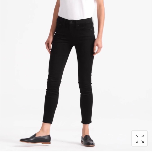 J. Crew Denim - J Crew 8” black stretchy toothpick jeans Sz 25